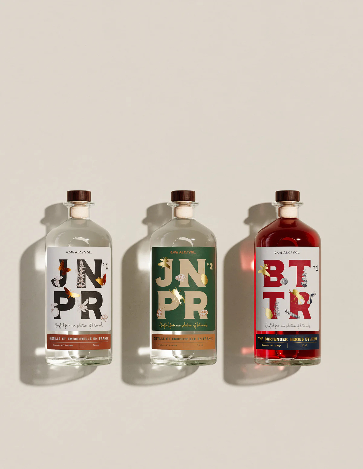 Boissons botaniques et spiritueux sans alcool JNPR - Bon Appétit
